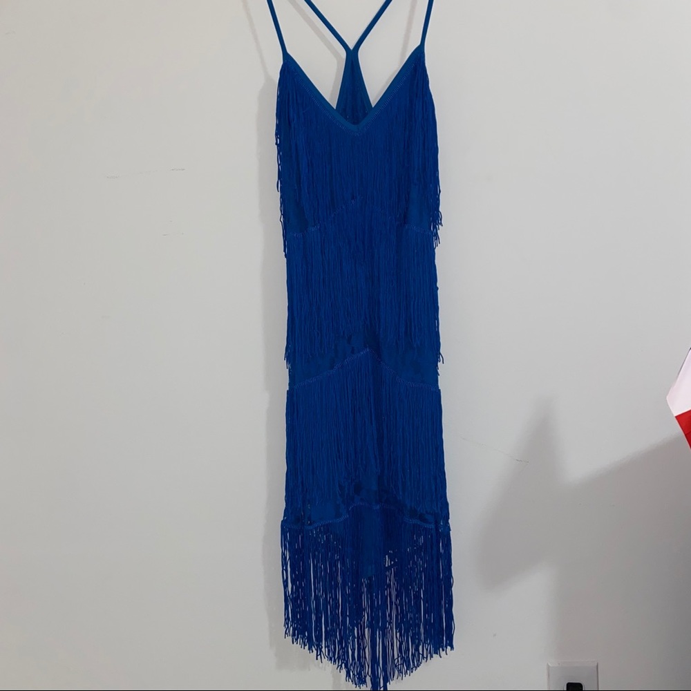Midi Fringe Dress